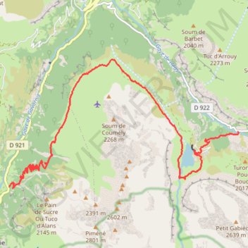 Gavarnie - Lac des Gloriettes GPS track, route, trail