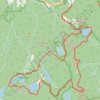 Black Rock Forest: Upper Reservoir, Aleck Meadow Reservoir, Sphagnum Pond, Tamarack Pond, Arthus Pond, Bog Meadow Pond, Rattlesnake Hill and Hill of Pines loop GPS track, route, trail