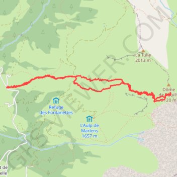 Pointe des Porthets (Aravis) GPS track, route, trail