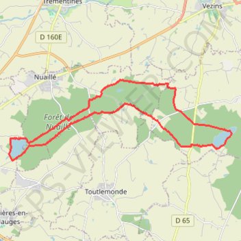 Etangs de Péronnes et des Noues GPS track, route, trail