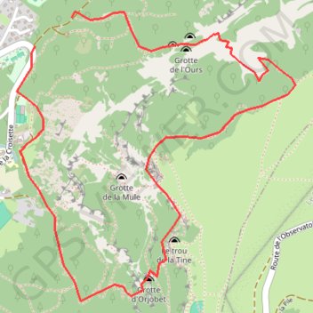 Le Salève GPS track, route, trail
