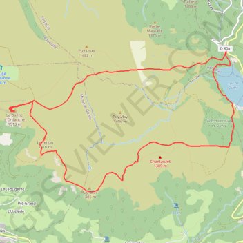 Banne d'Ordanche GPS track, route, trail