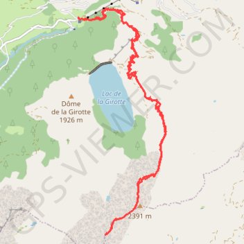 Rochers des Enclaves GPS track, route, trail