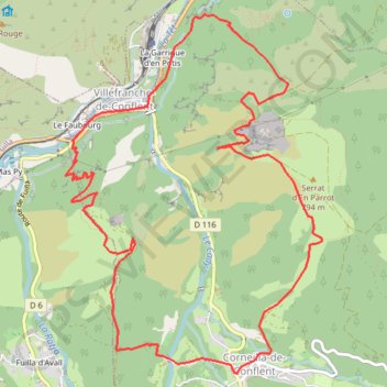 Boucle du Conflent GPS track, route, trail