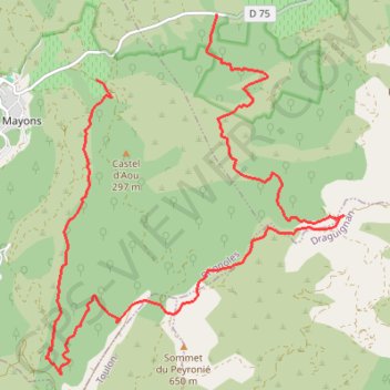 Crete robert vallon rascas GPS track, route, trail