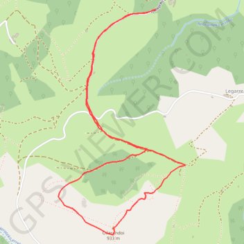 Oilarandoi depuis Bizkarrenea GPS track, route, trail