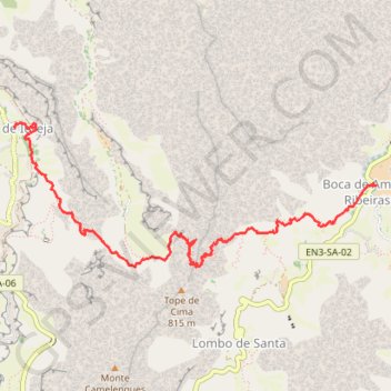 Cha de Igreja - Cha de Pedras GPS track, route, trail