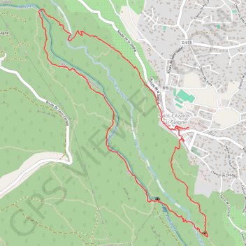 Saint-Cézaire-sur-Siagne GPS track, route, trail