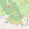Les étangs de la Piéde, Hillette et Alet par le cirque de Cagateille GPS track, route, trail