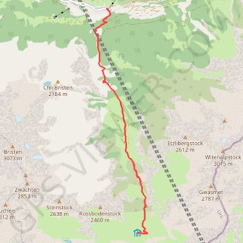 Raid à ski Bristen-Linthal GPS track, route, trail
