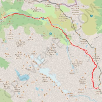 Tuc de Molières GPS track, route, trail