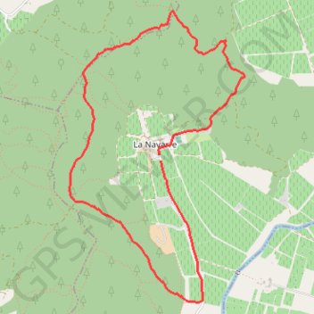 Domaine de La Navarre - La Crau - 83 GPS track, route, trail