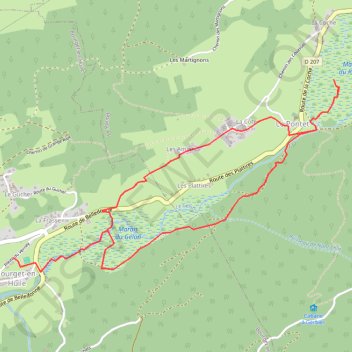 Les Chevaliers de Huile GPS track, route, trail