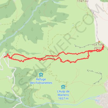 Col de Tulle GPS track, route, trail