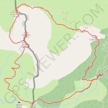 Pic de Gabedaille depuis les Forges d'Abel GPS track, route, trail