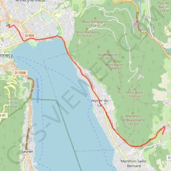 Mardi morning in Haute-Savoie GPS track, route, trail