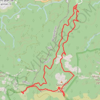 Balade des 3 termes GPS track, route, trail