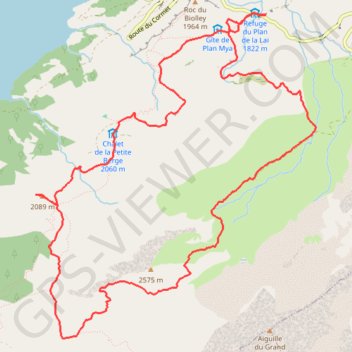 Passage d'Arpire (Beaufortain) GPS track, route, trail