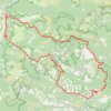 Le col de Jalcreste et la Vallée Française GPS track, route, trail