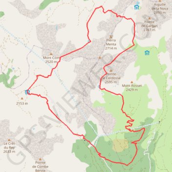 Tour de la Pierra Menta Beaufortain GPS track, route, trail