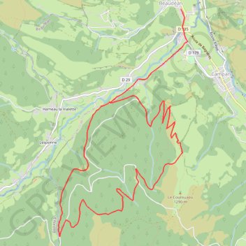 Haute Bigorre - Le Mourgoueilh GPS track, route, trail