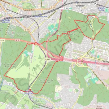 92 Viroflay Soutenue GPS track, route, trail