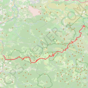 Lagrasse-Alet les Bains GPS track, route, trail