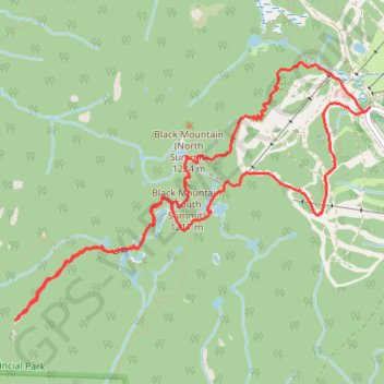 Eagleridge Bluffs - Cabin Lake - Black Mountain GPS track, route, trail