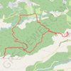 Pas de la Mule - Castellaras de Thorenc - Pivoines GPS track, route, trail