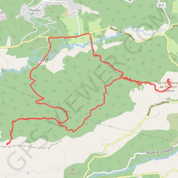 Pas de la Mule - Castellaras de Thorenc - Pivoines GPS track, route, trail