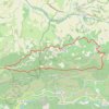 Flanc de Montlaud à partir du Col d'Ey GPS track, route, trail
