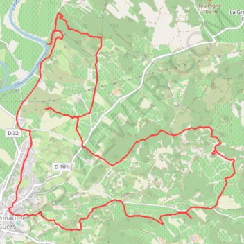 Castelnau de Guers - Pézenas GPS track, route, trail