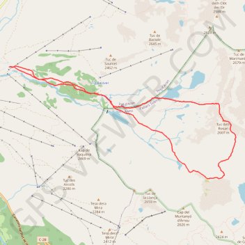 Tuc de Rosari GPS track, route, trail