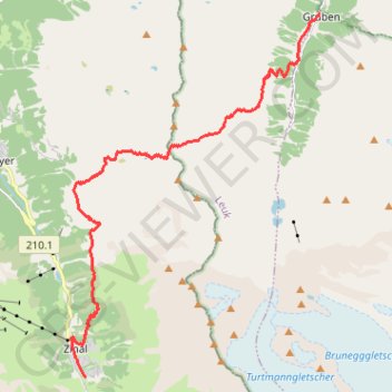 Vendredi Gruben GPS track, route, trail