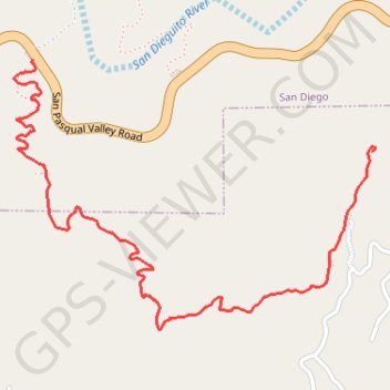 South Clevenger Canyon Trail GPS track, route, trail