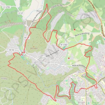 Euromédecine, Grabels GPS track, route, trail