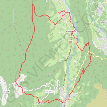 Fuilla-Garbères-Col-de-Fins-Thorrent-Sahorre-Col-de-Vernet GPS track, route, trail