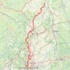 GR300 Randonnée de Châtel-de-Neuvre (Allier) à Clermont-Ferrand (Puy-de-Dôme) GPS track, route, trail