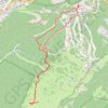 Raquettes au Crozat (Col de la Faucille) GPS track, route, trail