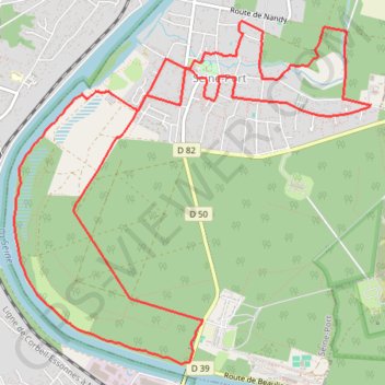 SEINE PORT et bords de Seine GPS track, route, trail