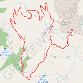 Beaufortain GPS track, route, trail