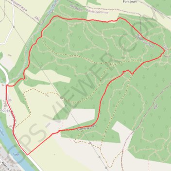 Le Grand Bois - Buzet-sur-Tarn GPS track, route, trail