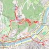 Bastille et grottes de Mandrin GPS track, route, trail