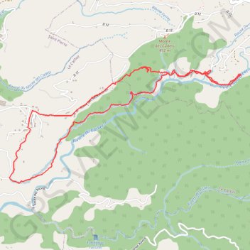 🚶 Trace canal des esclaves en passant par bout bois. GPS track, route, trail