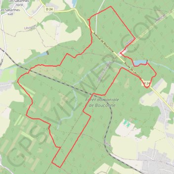 Toulouse - Forêt de Bouconne GPS track, route, trail