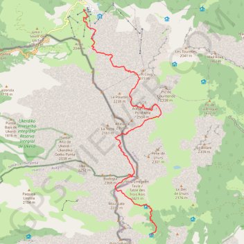 Traversée des Pyrénées - Étape 08 GPS track, route, trail