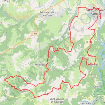 Rallye de Grangent - Saint-Just-Saint-Rambert GPS track, route, trail