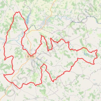 Circuit du Duc de Lauzun GPS track, route, trail