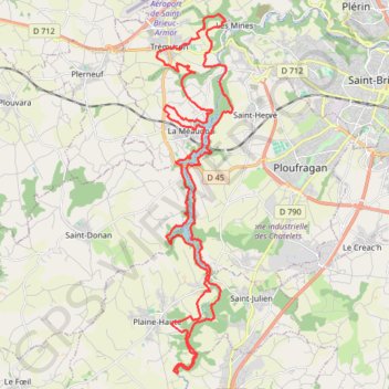 Chaos-du-Gouet GPS track, route, trail