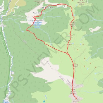 Pic de la Tèse - Pic de Soubirou GPS track, route, trail